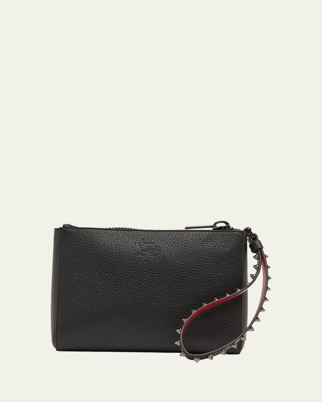 Cabata Mini Pouch Wristlet in Leather